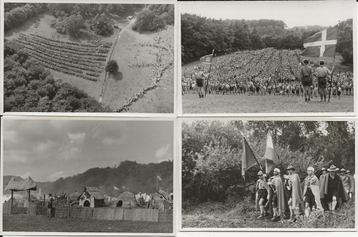 Fotos fra Lejren, nederst til venstre 1. Charlotenlund Trop