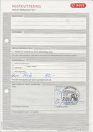Postkvittering stemplet 24.7.2012