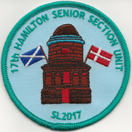 England - 17th Hamilton senior section unit