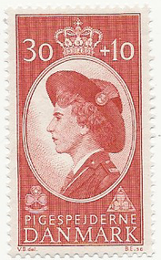 Enkelt frimærke nummer 390