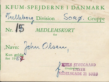 Trelleborg Division - medlemkort