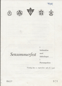 1963 Sensommerfest