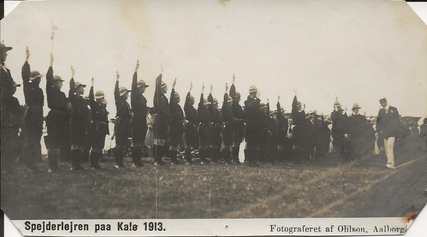 Spejderlejren paa Kalø 1913