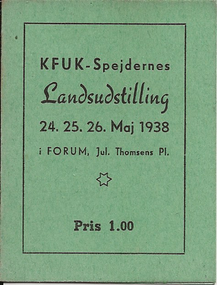 1938 - KFUK spejdernes Landsudstilling